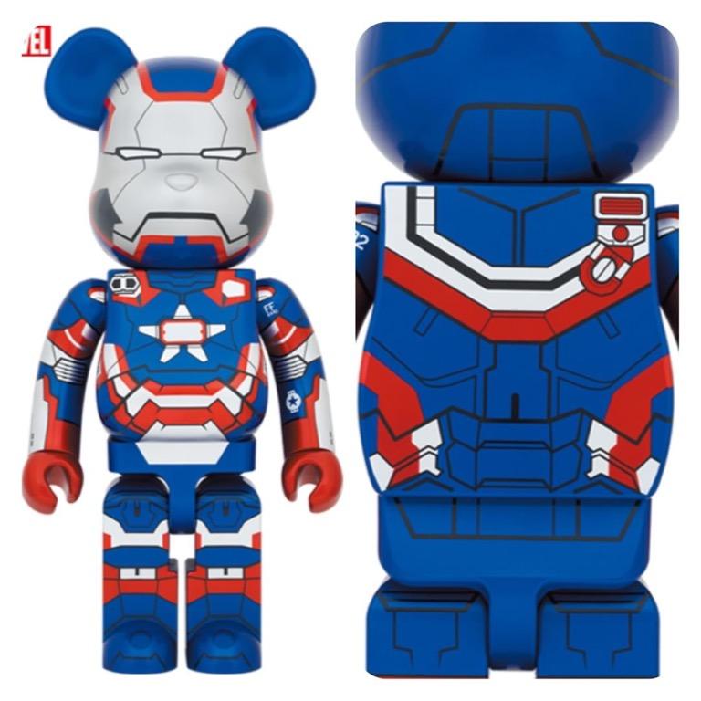 預訂Pre-order>BE@RBRICK IRON PATRIOT 1000％ 愛國者裝甲, 預購
