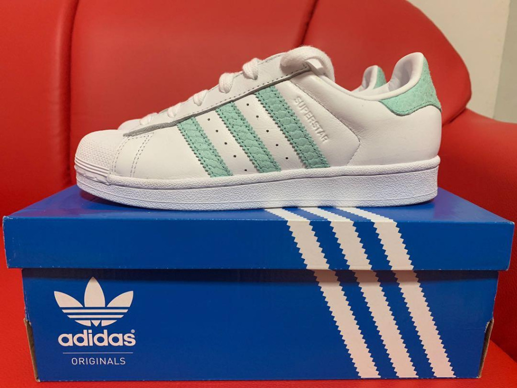 Adidas Superstar (Tiffany Blue), Women's Fashion, Footwear, Sneakers on ...