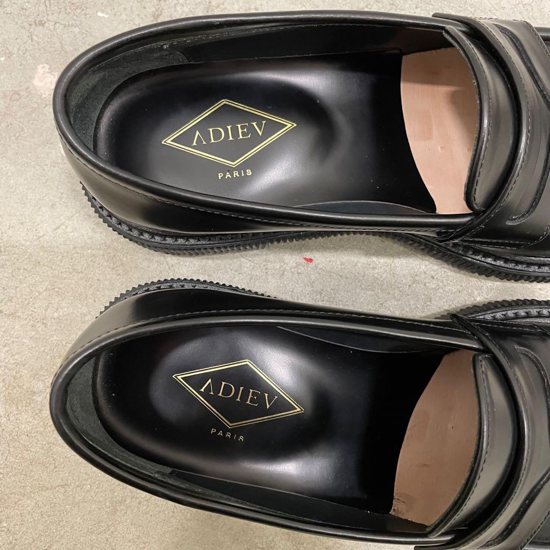 adieu adiev type 159 loafers black size 40, 男裝, 鞋, 西裝鞋