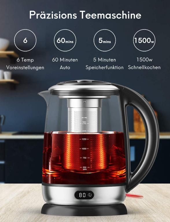 Aicook C1 Glass Electrical Kettle Aicook 1.7L Glass Electric Kettle