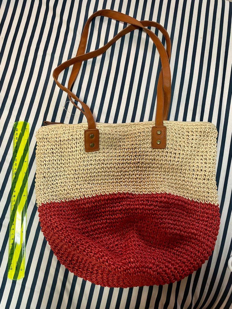 American eagle store straw bag