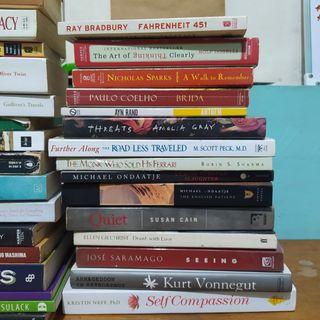 Assorted preloved books