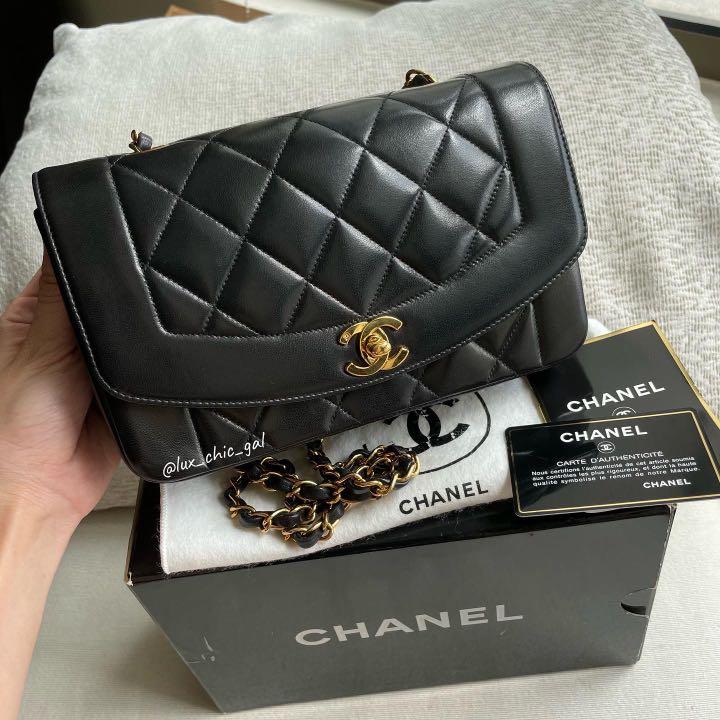 AUTHENTIC CHANEL Diana Small 9 Flap Bag, Luxury, Bags & Wallets on  Carousell