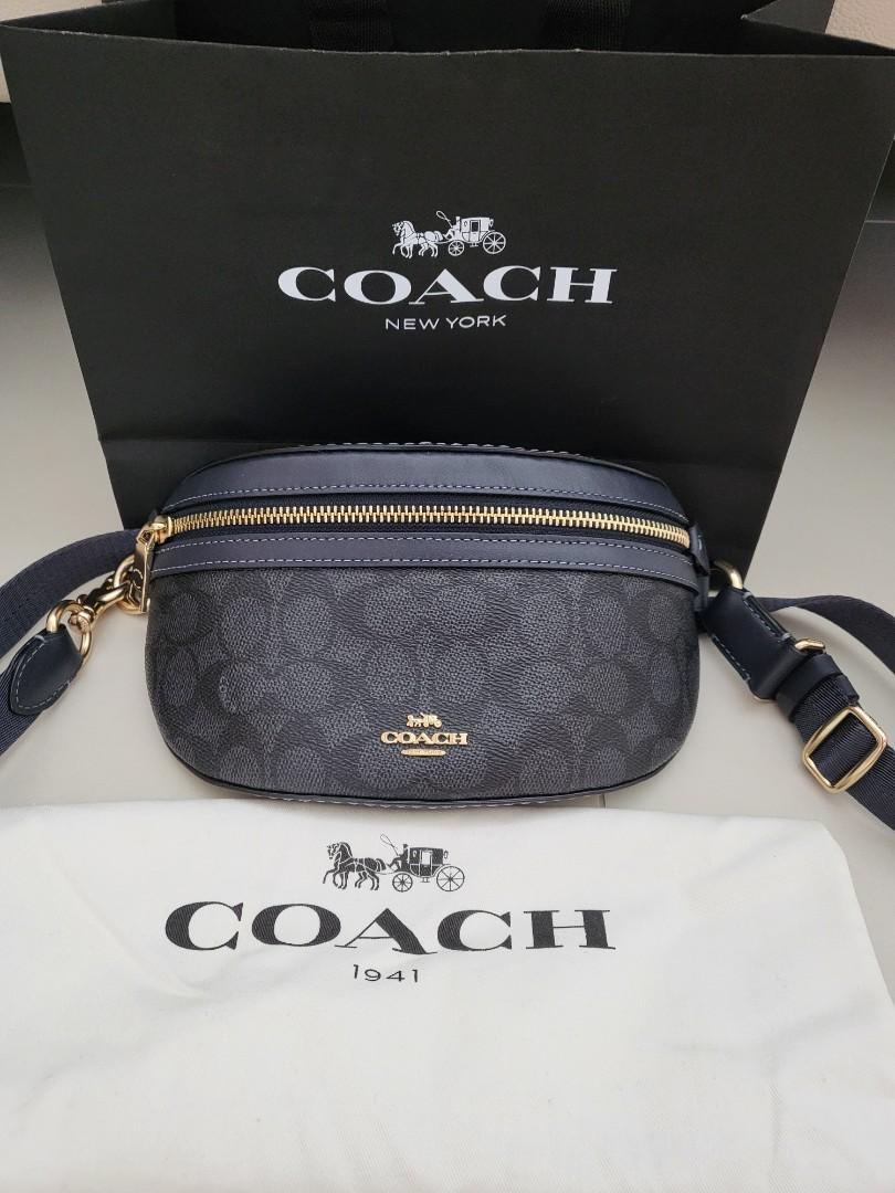 authentic coach belt bag