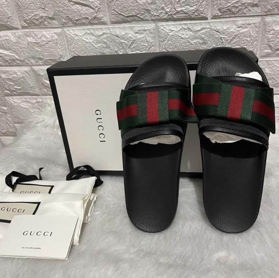 Gucci slides outlet ribbon