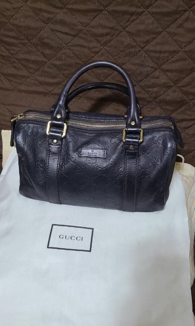 Authentic Gucci Guccissima leather embossed boston speedy bag (Category: Luxury Bags & Wallets) located in Pasig City. Submitted by js.authenticlux (Listing ID 1139392425, Image 1). Description: authentic gucci limited edition guccissima leather boston handbag with dustbag call txt 09178029682.
