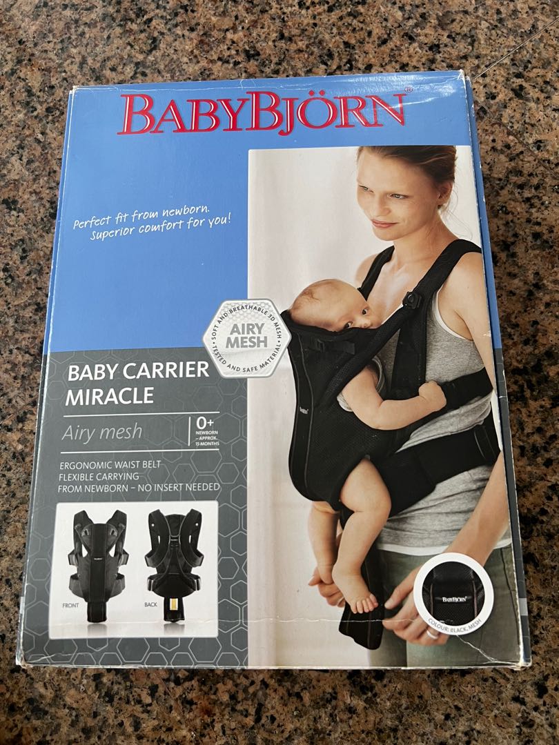 Baby bjorn new arrivals miracle airy mesh