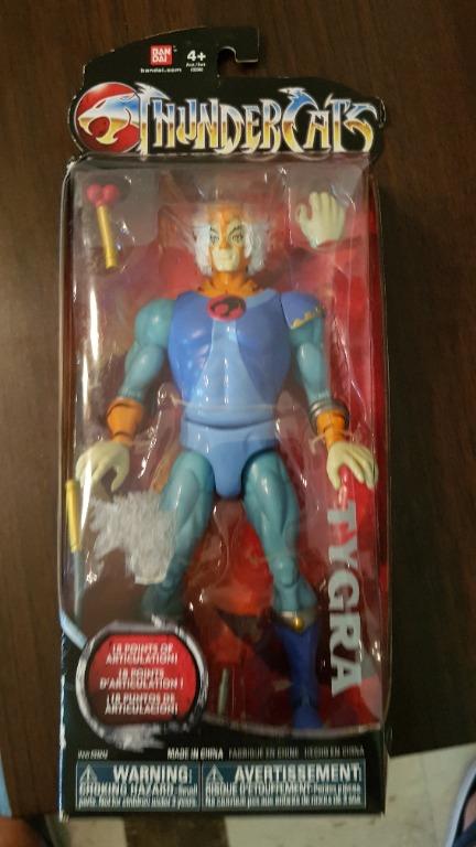 Bandai Thundercats Tygra (Category: Figurines & Statues) located in Quezon City. Submitted by thecloset.88 (Listing ID 1139289551, Image 1). Description: Bnew Bandai Classic Thundercats Tygra. 18 points of articulation, for sale only & no tradein..