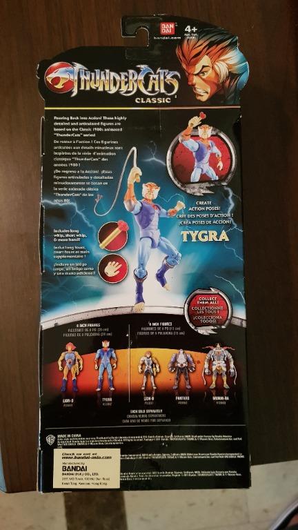 Bandai Thundercats Tygra (Category: Figurines & Statues) located in Quezon City. Submitted by thecloset.88 (Listing ID 1139289551, Image 2). Description: Bnew Bandai Classic Thundercats Tygra. 18 points of articulation, for sale only & no tradein..