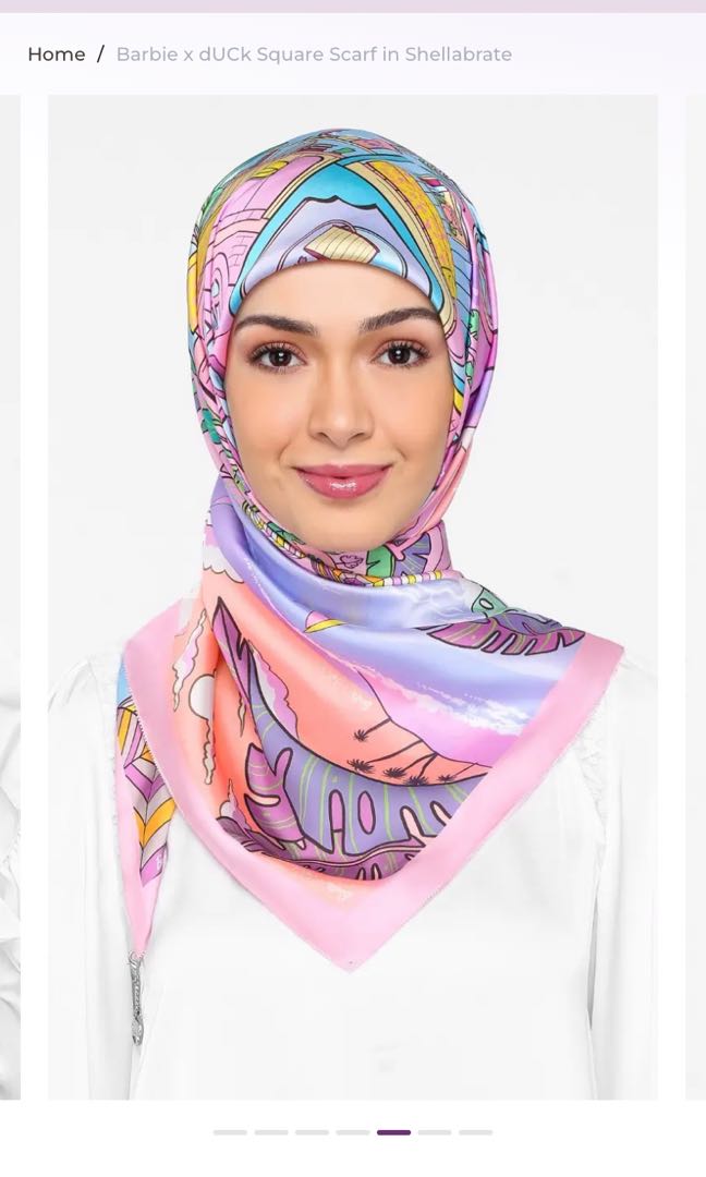 Barbie Duck Shellabrate Square NEW Women s Fashion Muslimah
