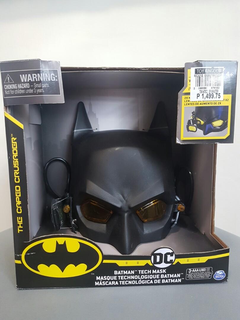 Batman Role-play Tech Mask With LED Lights and 2x Magnification Lens for sale online 