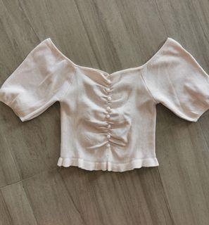 Beige Korean Blouse