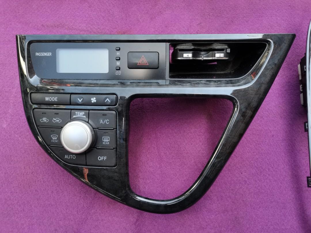 Black Marble Aircon Switch & Power Switch Toyota Wish ZNE10 20032008 Original Japan, Auto