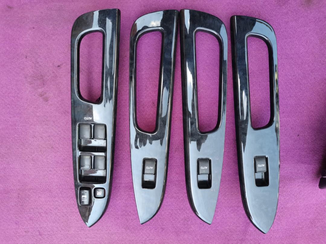 Black Marble Aircon Switch & Power Switch Toyota Wish ZNE10 20032008 Original Japan, Auto