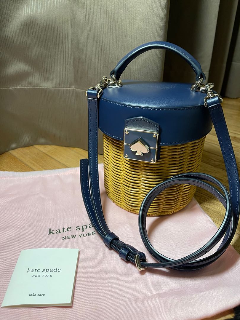 BRAND NEW] KATE SPADE Basket Bag with Long Straps, Luxury, Bags & Wallets  on Carousell