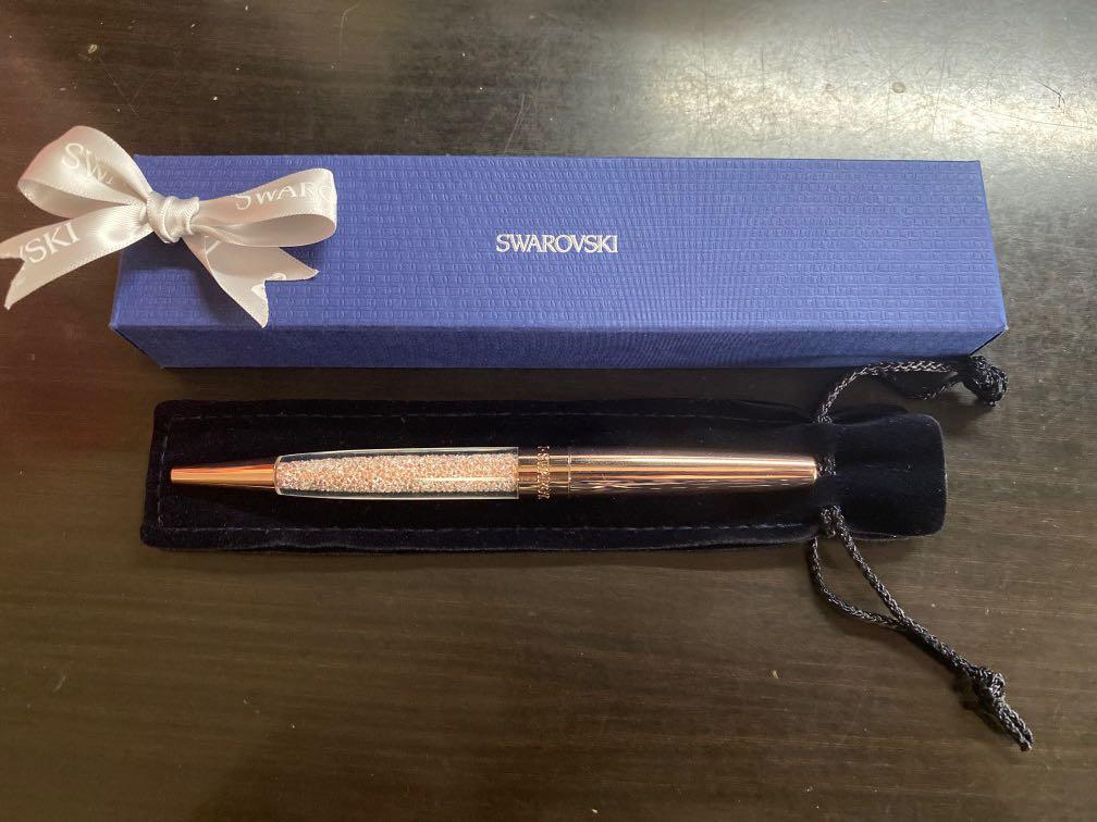 SWAROVSKI CRYSTAL ROSE GOLD PEN 