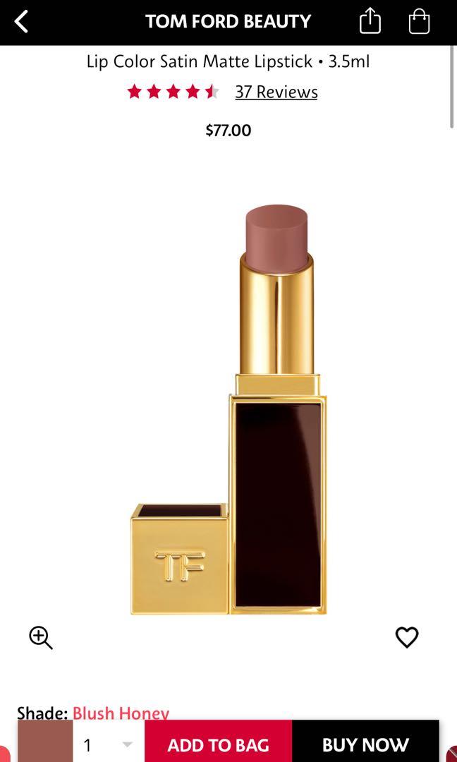 BRAND NEW] TOM FORD Lip Color Stain Matte 23 Blush Honey, Beauty & Personal  Care, Face, Makeup on Carousell