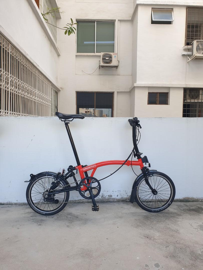 Brompton s6l rocket red sale