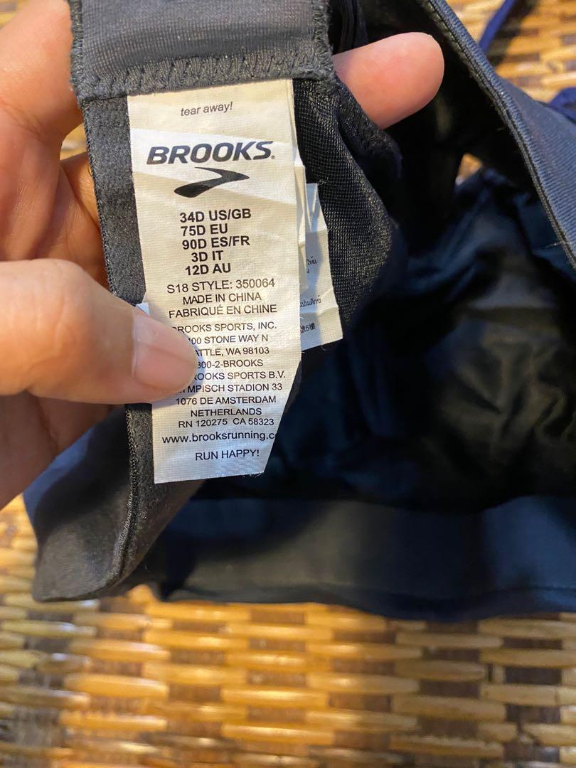 Brooks sport bra 34D/36C, Women's Fashion, Activewear on Carousell