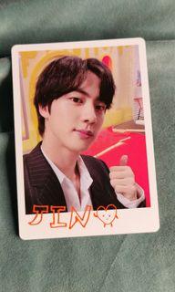 BTS JIN PTD MINI PC SPECIAL CARD