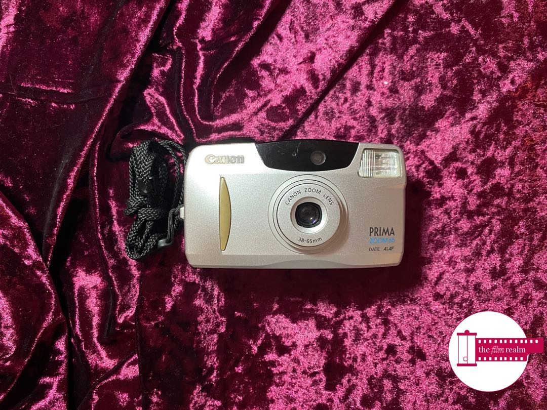 Canon Sure Shot 60 Zoom Date 35mm Point & Shoot Film Camera Works