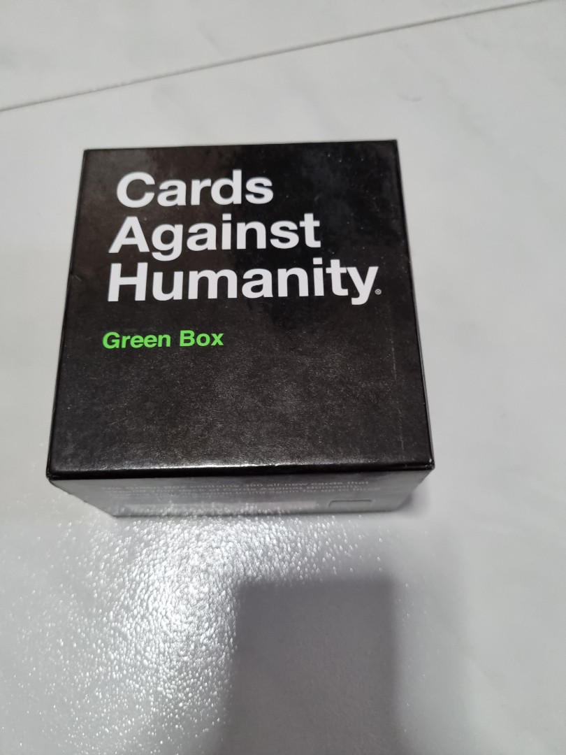 Cards Against Humanity Green Box, Hobbies & Toys, Toys & Games on Carousell
