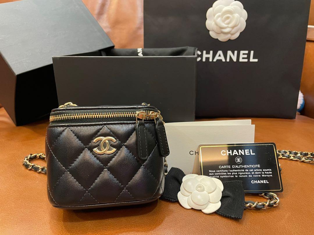 Túi xách Chanel vanity da cừu lambskin  bordeaux  code 31  Én shop hàng  hiệu