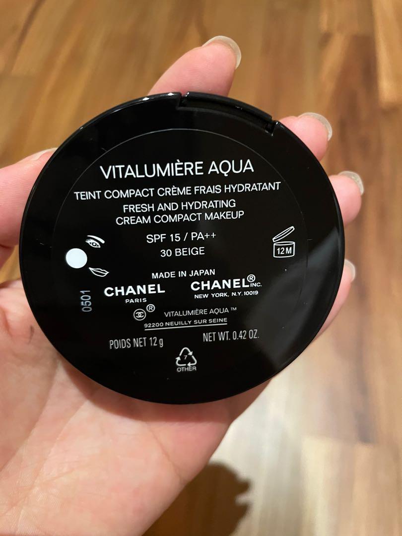 Chanel vitalumiere aqua foundation 30 beige, Beauty & Personal Care, Face,  Makeup on Carousell
