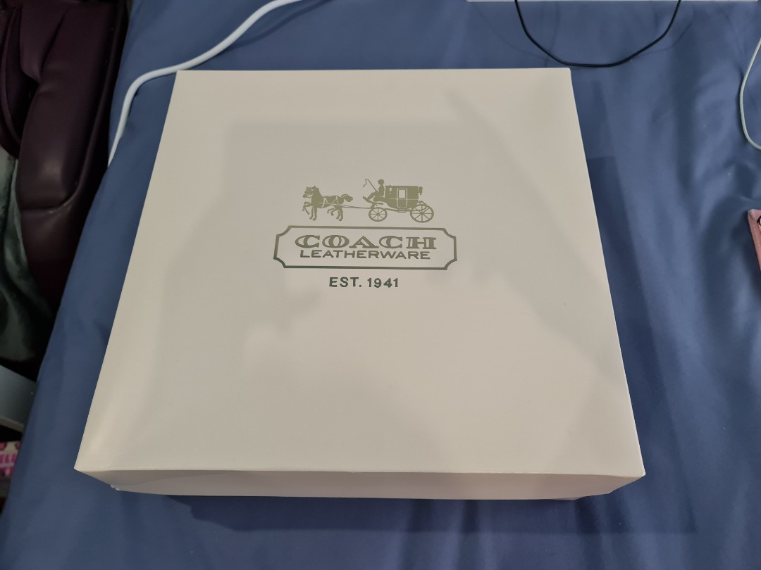 Coach box, Luxury, Accessories on Carousell