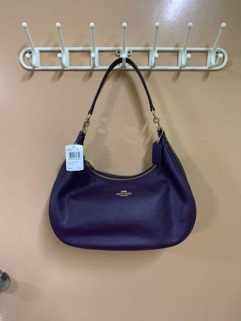 Coach pebble leather harley east west hobo online