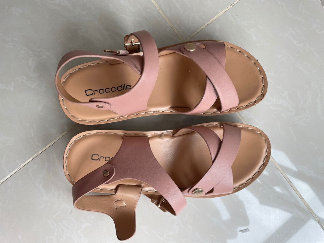Crocodile Women Sandal Size 36