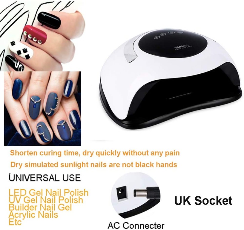 DELAISUS Nail Lamp UV 120W SUN BQ5T 200 Beauty