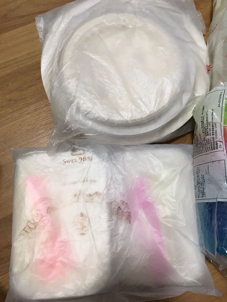 Disposable plates, cups, bowls, forks / IKEA forks & cups / Water Jugs