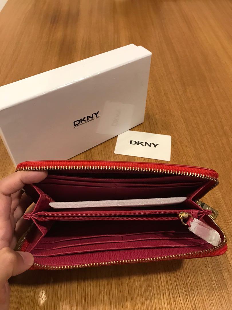 Dkny wallet red sales