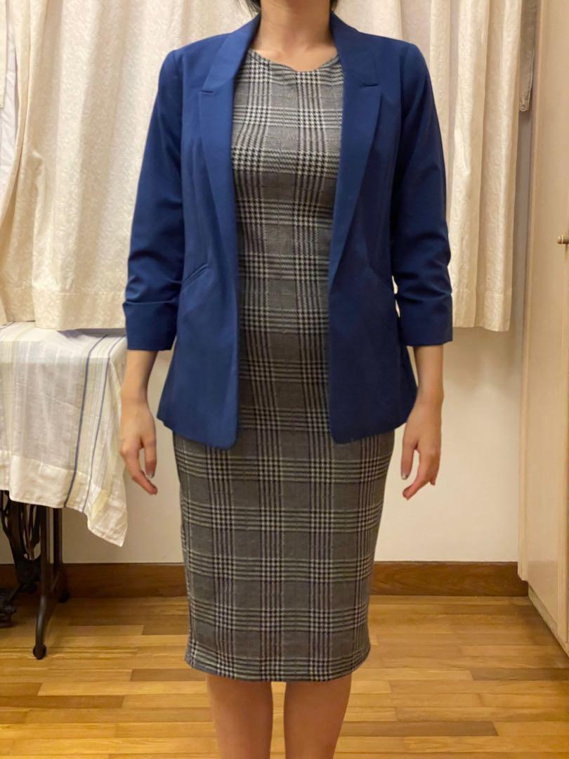Dorothy Perkins Navy Blue Blazer Size US2 Women s Fashion Coats Jackets and Outerwear on Carousell