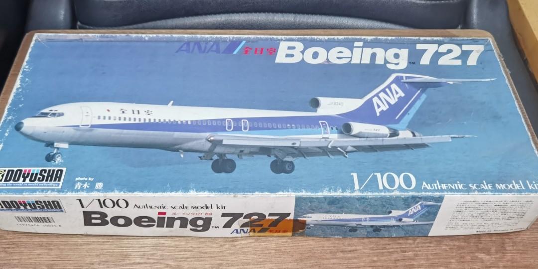 DOYUSHA 童友社 1/100 ANA 全日空 ボーイング727 Boeing プラモデル