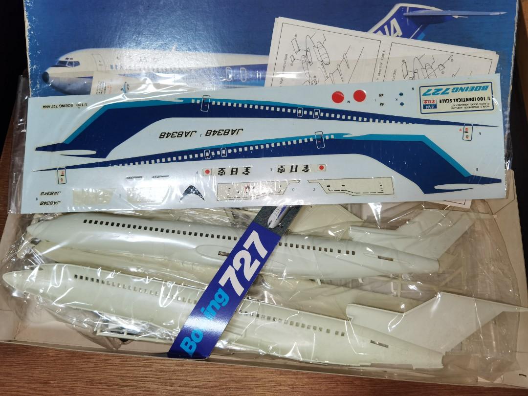 童友社Doyusha 1/100 全日空ANA 波音珍寶Boeing 727 客機模型