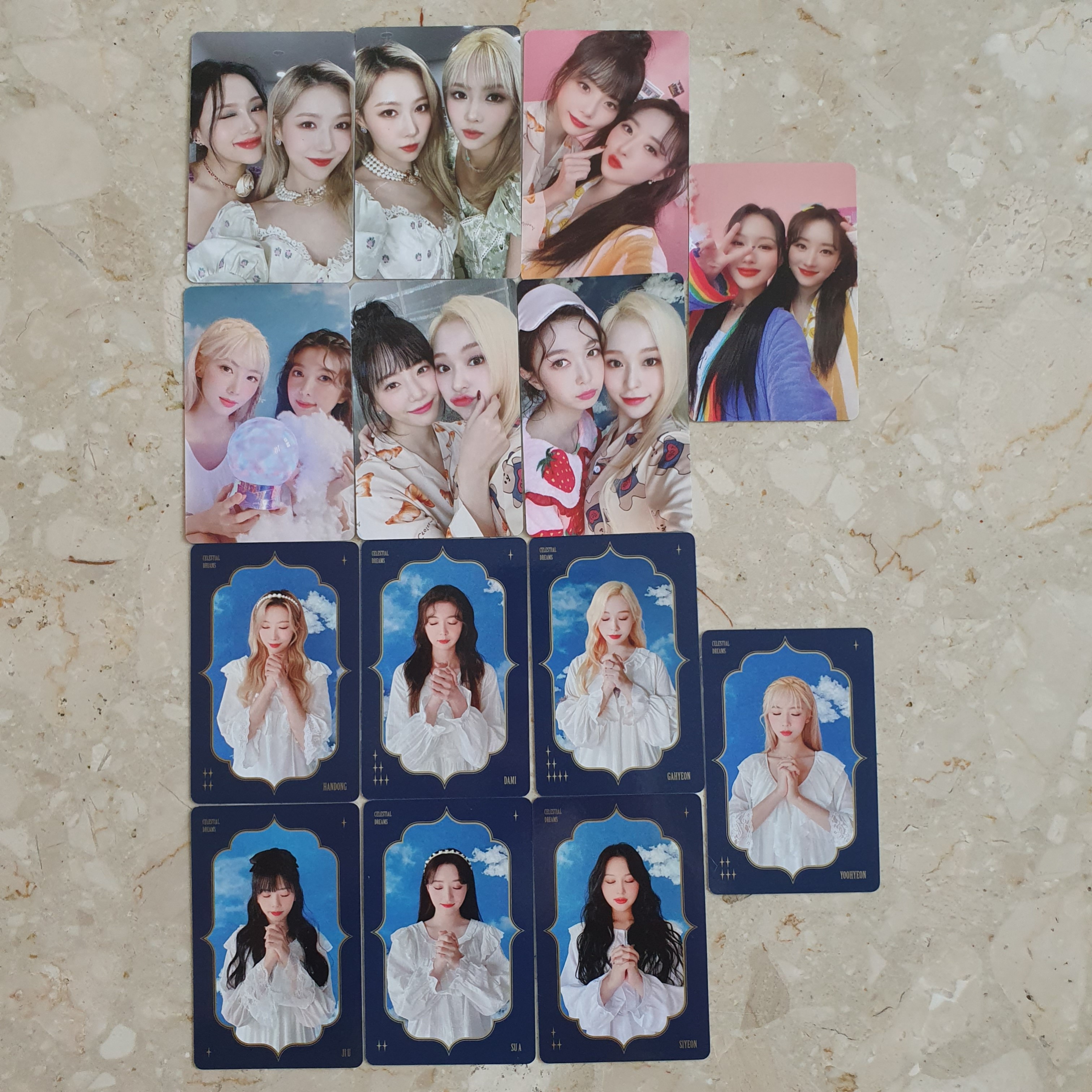 Dreamcatcher season's greetings celestial dreams photocard, Hobbies