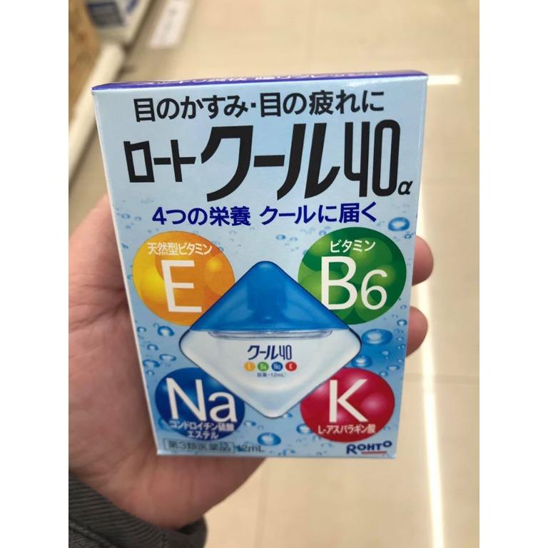 Eye Drops Japan ROHTO 40a, Beauty & Personal Care, Vision Care on Carousell