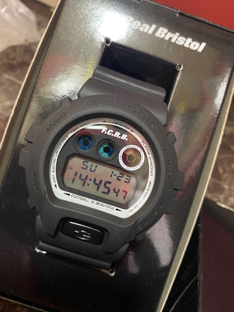 Fcrb real bristol g shock dw6900, 名牌, 手錶- Carousell