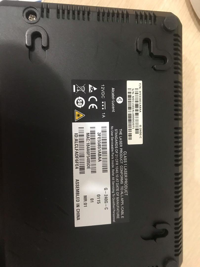 Free Singtel Modem and Router set A (fibre optic), Computers & Tech