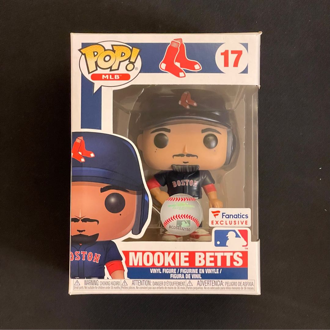 Funko Boston Red Sox POP! MLB Mookie Betts Vinyl Figure #17 [Road]