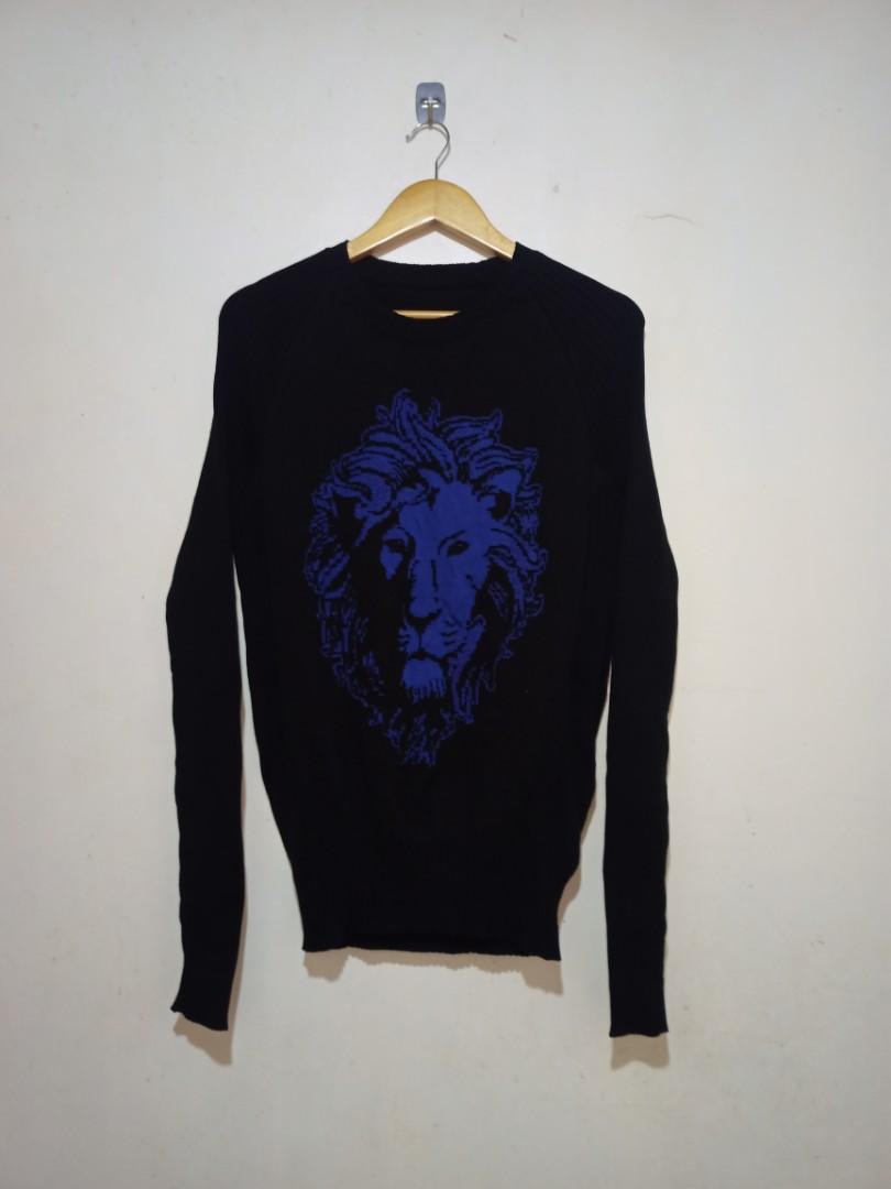 Gianni Versace Knitted sweatshirt (Category: Luxury Apparel) located in Dasmarinas. Submitted by goodbuyartisanal (Listing ID 1139332384, Image 1). Description: GIANNI VERSACE KNITTED SWEATSHIRT size 46. width 19 inches length 26.5 inches hem 12 inches sleeve 31.5 inches excellent condition Price: 4500 + ship Pm me.