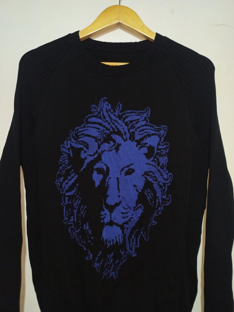 Gianni Versace Knitted sweatshirt (Category: Luxury Apparel) located in Dasmarinas. Submitted by goodbuyartisanal (Listing ID 1139332384, Image 2). Description: GIANNI VERSACE KNITTED SWEATSHIRT size 46. width 19 inches length 26.5 inches hem 12 inches sleeve 31.5 inches excellent condition Price: 4500 + ship Pm me.