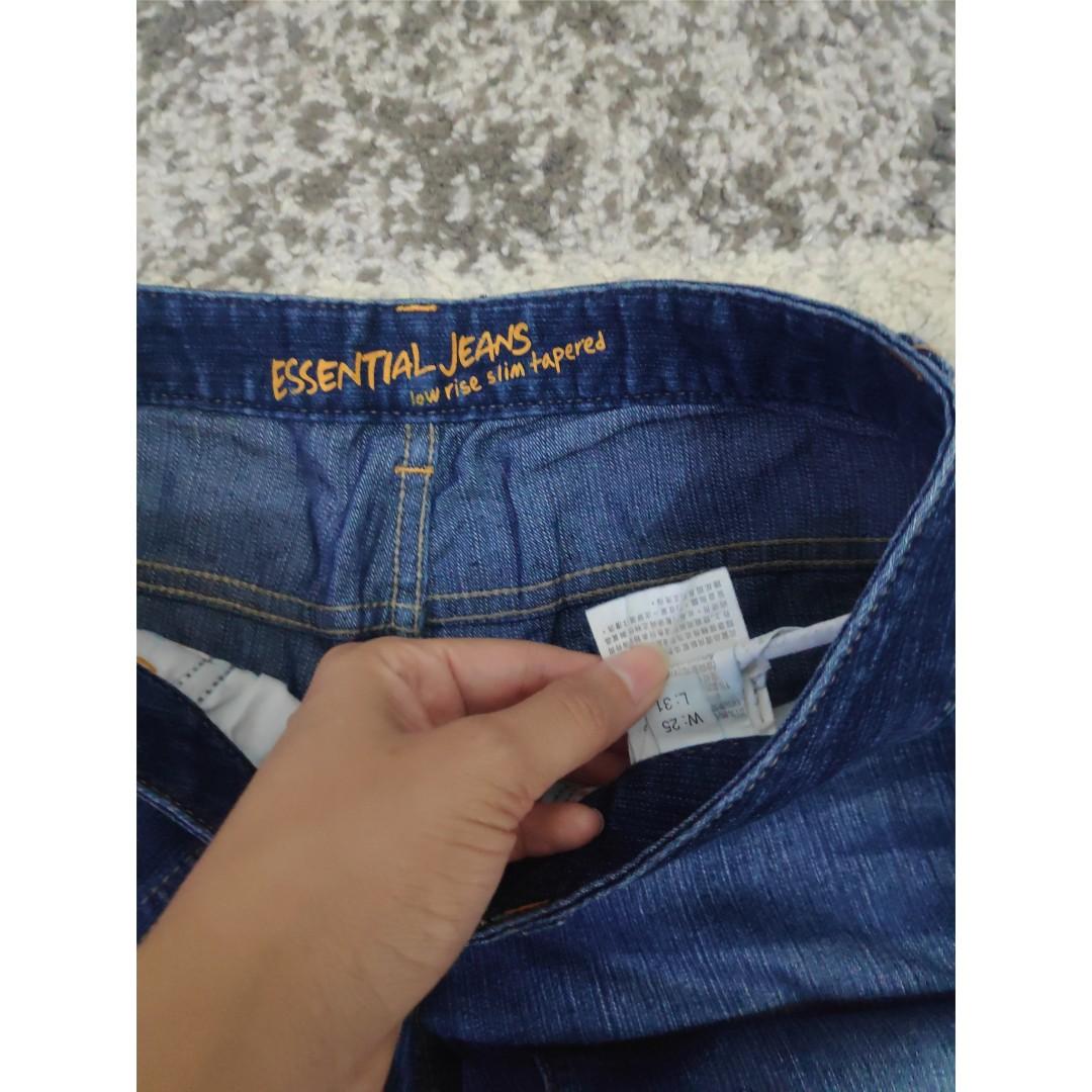 Giordano washed denim, Fesyen Wanita 