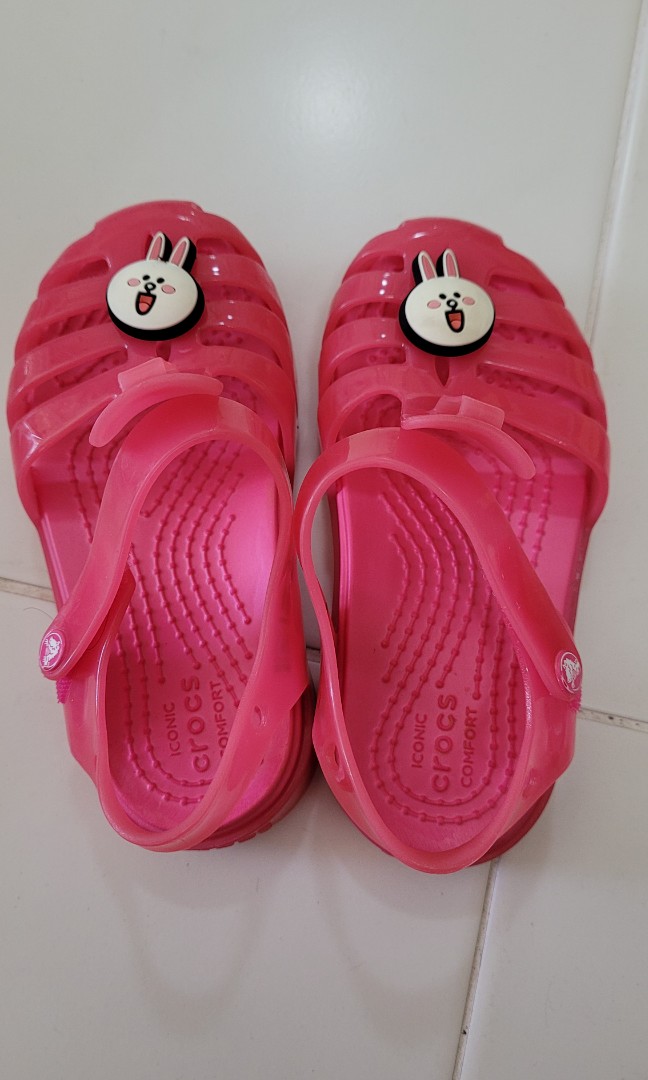 Girls Croc Sandals Babies Kids Babies Kids Fashion on Carousell