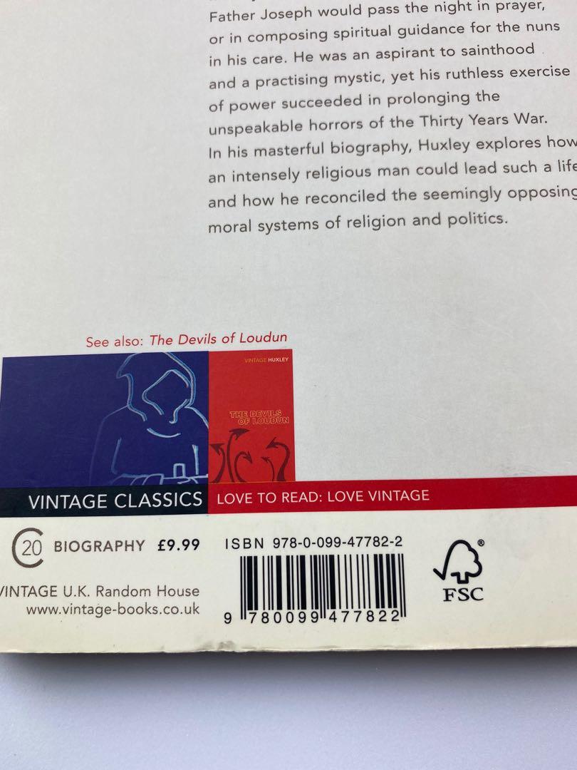 Grey Eminence By Aldous Huxley, Books & Stationery, Books on Carousell