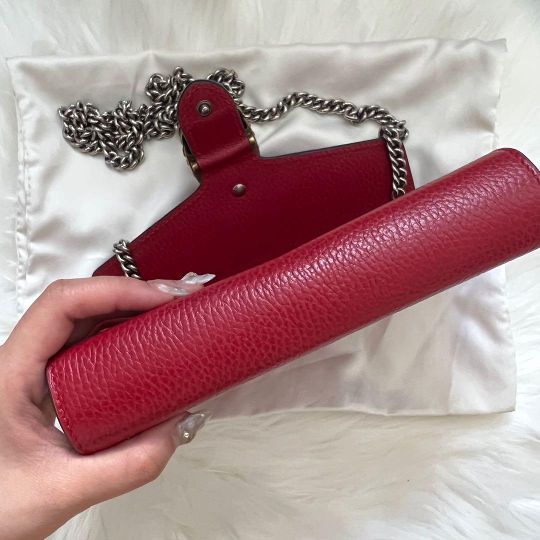 Gucci Dionysus Mini Bag in Hibiscus Red Leather — UFO No More