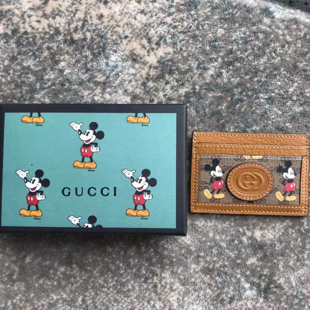Gucci mickey sales card case
