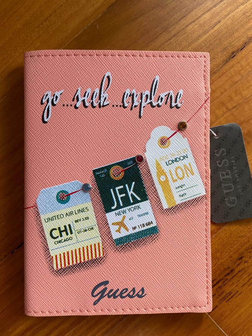 GUESS passport holders, Hobbies & Toys, Books & Magazines, Travel